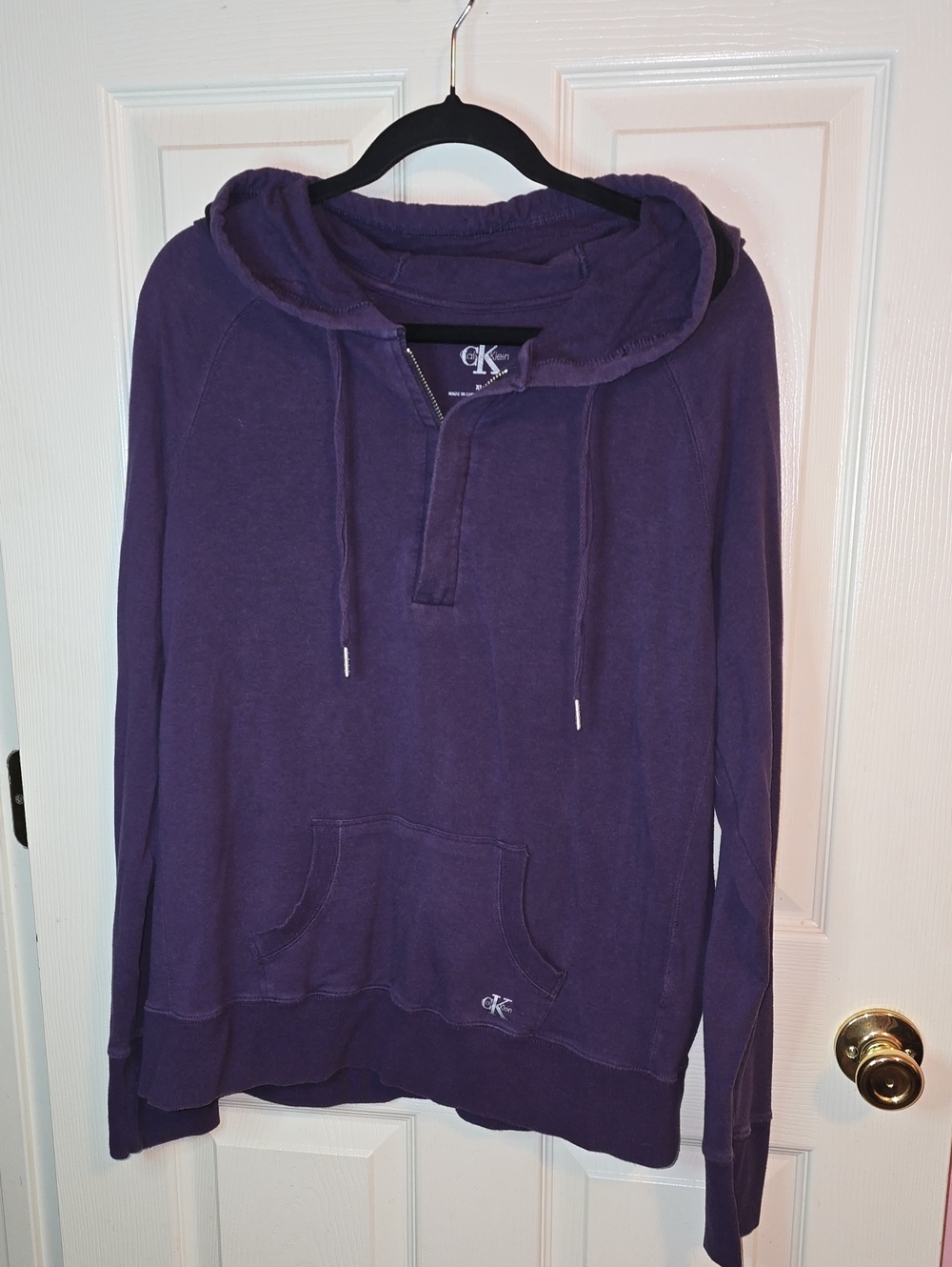 Calvin Klein Deep Purple Pullover Hoodie